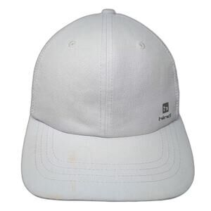 Hind Baseball Cap White Slideback One Size Mesh Back Adjustable Hat Logo